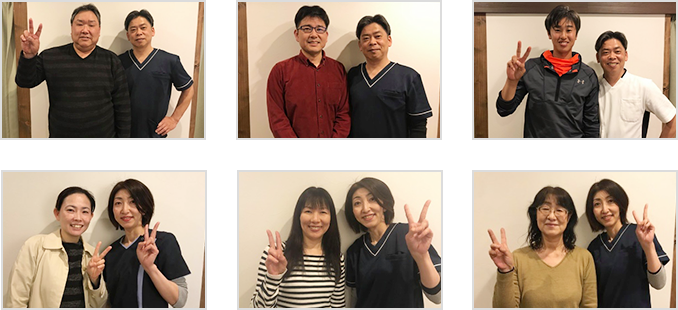 患者さんたちとの2ショット
