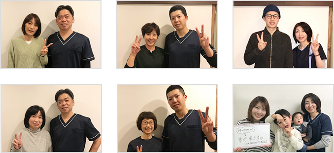 患者さんたちとの2ショット